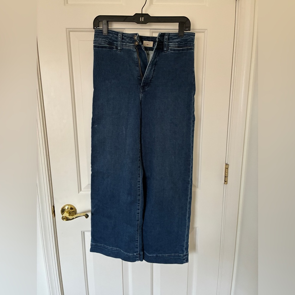 Faherty Dark Blue Flare Jeans